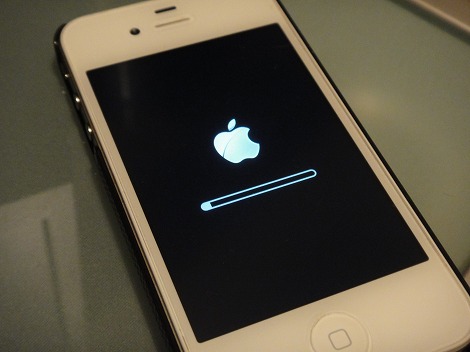 iPhone iOS5からiOS6へのアップデートに失敗